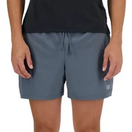 Spodnie sportowe męskie - Spodenki New Balance MS41227GT - szare - miniaturka - grafika 1