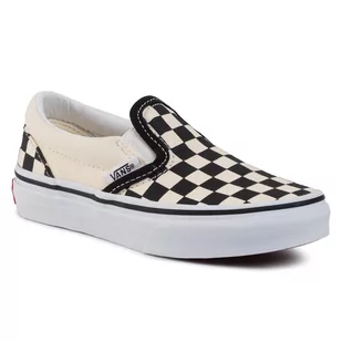 Vans Tenisówki Classic Slip-On VN000ZBUEO11 (Checkerboard) Black/Wht - Trampki damskie - miniaturka - grafika 1