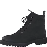 Półbuty męskie - Marco Tozzi Męskie buty sznurowane 2-16200-41, Czarny nubuk, 46 EU - miniaturka - grafika 1