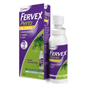 Fervex Phyto Ból Gardła Spray do gardła 30 ml - Przeziębienie i grypa - miniaturka - grafika 1