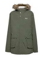 Kurtki i płaszcze dla chłopców - Jack Wolfskin Chłopięce Elk Island 3 w 1 Parka, Thyme Green, 104 - miniaturka - grafika 1