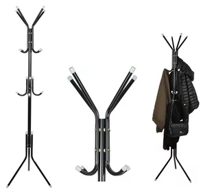 MAXY C.O. MAXY C.O. Wieszak stojący 170cm - czarny 5902802903952 - Wieszaki i stojaki - miniaturka - grafika 1