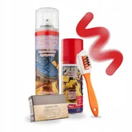 Środki do obuwia i ubrań - Czerwony Renowator Koloru Impregnat 400 ml i Akcesoria Palc Zestaw 4w1 - miniaturka - grafika 1