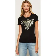 Koszulki i topy damskie - GUESS T-shirt Slim Fit - miniaturka - grafika 1