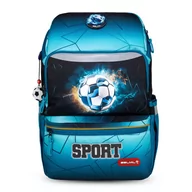 Plecaki szkolne i tornistry - Belmil Zippy Ergonomiczny Torba szkolna  "Fire Football" - miniaturka - grafika 1