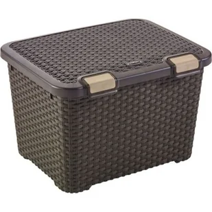CURVER Pojemnik RATTAN STYLE 43 L 49,5 x 33 x 39,7 cm CURVER - Pudła i pojemniki do przechowywania - miniaturka - grafika 1