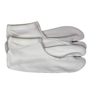 Japońskie elastyczne TABI Białe nylon Made in Japan 42-43 - Skarpetki damskie - miniaturka - grafika 1