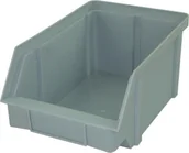 Pojemniki przemysłowe - Artech Pojemnik warsztatowy z polipropylenu standardowego, wym. 314 x 202 x 148 mm szary - miniaturka - grafika 1