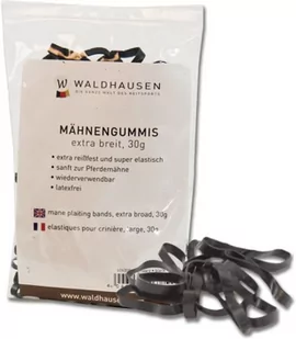 Waldhausen Gumki do grzywy silikonowe szerokie 30g - Akcesoria jeździeckie - miniaturka - grafika 1