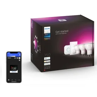 Philips Philips Hue White and Colour Ambiance GU10 Zestaw startowy - Systemy inteligentnych domów - miniaturka - grafika 1