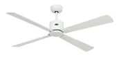 Wentylatory sufitowe - Energooszczędny wentylator sufitowy z pilotem Eco Neo III WiFi 132 cm Białe łopatki Biały / jasnoszary - miniaturka - grafika 1