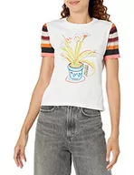 Koszulki i topy damskie - Desigual T-shirt damski, biały, XL - miniaturka - grafika 1
