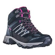 Buty trekkingowe damskie - Black Crevice Damskie buty trekkingowe High Cut I High Cut I wodoodporne buty trekkingowe I wysokiej jakości buty sportowe do aktywności na świeżym powietrzu I wyściełane buty trekkingowe damskie z - miniaturka - grafika 1