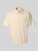 Koszulki męskie - Koszulka polo o kroju relaxed fit z czystej bawełny model ‘RELAXEJEORGE’ - miniaturka - grafika 1