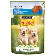 Mokra karma dla psów - Friskies Junior Kurczak i marchew 100 g - miniaturka - grafika 1