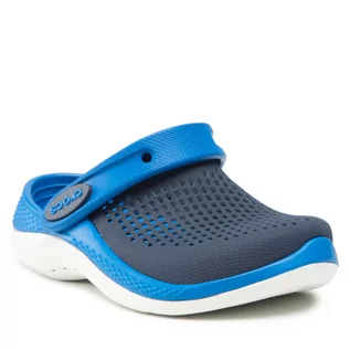 Klapki i japonki damskie - Crocs Klapki Literide 360 Clog K 207021 Navy/Bright Cobalt - grafika 1