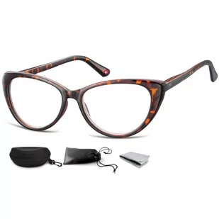 Plusy Okulary Do Czytania Kocie MR64A moc: +1,5 - Okulary korekcyjne, oprawki, szkła - miniaturka - grafika 1