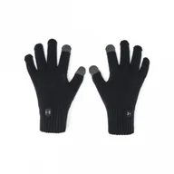 Rękawiczki - Damskie rękawiczki zimowe Under Armour UA Halftime Gloves - czarne - UNDER ARMOUR - miniaturka - grafika 1