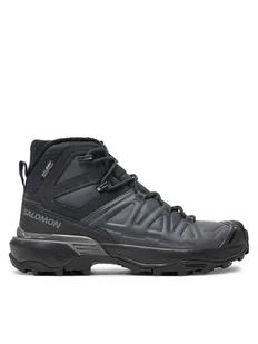 Salomon Trekkingi X Ultra Snowpilot Waterproof L47585900 Czarny - Buty trekkingowe damskie - miniaturka - grafika 1