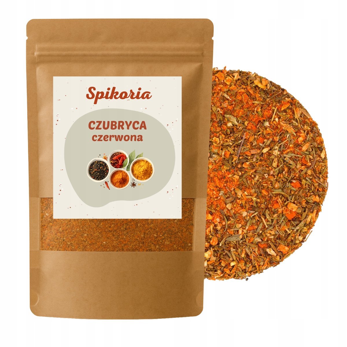 Czubryca czerwona 100g aromatyczna przyprawa do sałatek mięs Spikoria