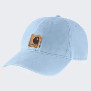 Czapki i chusty sportowe męskie - Czapka z daszkiem Carhartt Odessa Cap HC5 Fog Blue - grafika 1