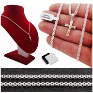 Biżuteria dla dzieci - NASZYJNIK SREBRO 925 PREZENT KOMUNIJNY DLA CHŁOPCA - miniaturka - grafika 1