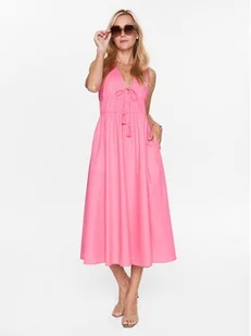 Seafolly Sukienka letnia Sunbreak Poplin 54878-DR Różowy Regular Fit - Sukienki - miniaturka - grafika 1