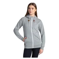 Bluzy sportowe damskie - Bluza damska Kilpi Bery Rozmiar: M / Kolor: szary - miniaturka - grafika 1