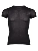 Bielizna sportowa męska - Falke Podkoszulek funkcyjny "Maglietta" w kolorze czarnym - miniaturka - grafika 1