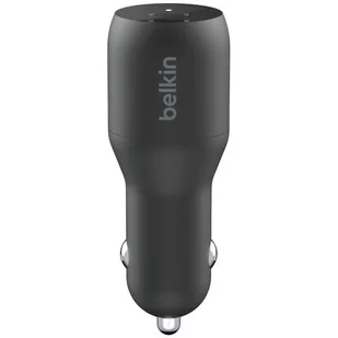 BELKIN Ładowarka samochodowa 36W USB C PD dual CCB002btBK - Ładowarki samochodowe - miniaturka - grafika 1