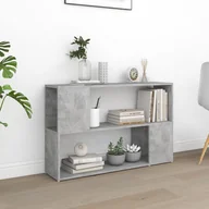 Regały - vidaXL Regał na książki, szarość betonu, 100x24x63 cm, płyta wiórowa - miniaturka - grafika 1