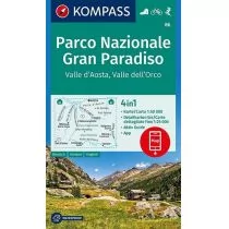 Parco Nazionale Gran Paradiso KV WK 86 Kompass - Atlasy i mapy - miniaturka - grafika 1