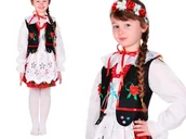 Stroje karnawałowe - ZESTAW KRAKOWIANKA 134-140 6el - miniaturka - grafika 1