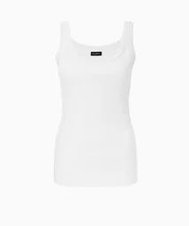 Bawełniana koszulka damska Atlantic LV-001 biała - Koszulki i topy damskie - miniaturka - grafika 1