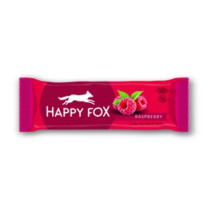 Happy Fox - pałeczka malinowa, 40 g - Batony proteinowe - miniaturka - grafika 1
