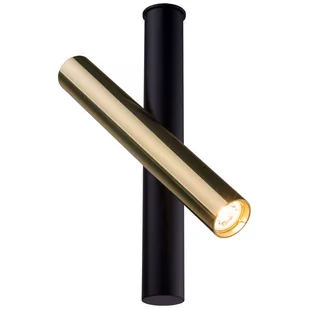 Amplex Akadi lampa podsufitowa 1x25W czarna/złota 8893 - Lampy sufitowe - miniaturka - grafika 2