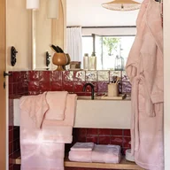 Szlafroki damskie - Le Jacquard Fran ais Szlafrok Caresse Pink - miniaturka - grafika 1