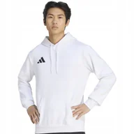 Bluzy męskie - Bluza męska z kapturem bawełniana Adidas Entrada 26 Hoody biała r.XL - miniaturka - grafika 1