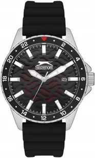 Zegarek Zegarek męski SLAZENGER SL.09.2224.1.01 czarny fashion na prezent - Zegarki męskie - miniaturka - grafika 1