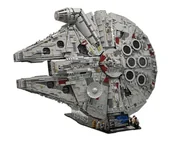 Klocki - Podstawka Blacked Brick do LEGO 75192 Star Wars - Sokół Millennium / Blacked Brick - miniaturka - grafika 1