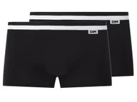 Majtki męskie - Dimian Bokserki męskie z bawełną, 2 pary (Czarny, 6/L) - miniaturka - grafika 1