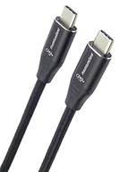 Kable USB - Przewód PREMIUMCORD USB-C M/M, 240W 480Mbps czarny oplot bawełniany, 2m - miniaturka - grafika 1