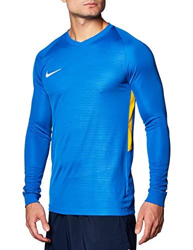 Nike Tiempo Premier Jersey Ls koszulka męska niebieski Royal Blue/Royal Blue/University Gold/White S