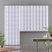 Firany - Firanka żakardowa na przelotkach Vertical Branca 150x230 cm biała 230 cm 150 cm - miniaturka - grafika 1