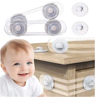 Zabezpieczenia dla dzieci - Zabezpieczenia do szafek i szuflad blokada dla dzieci 8 sztuk - miniaturka - grafika 1