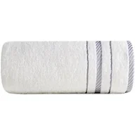 Ręczniki - Ręcznik 70 x 140 Kąpielowy Bawełna Koral 01 Biały - miniaturka - grafika 1