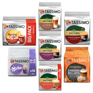 Kapsułki Tassimo mix czarne białe 6+1 Gratis! - Kawa w kapsułkach i saszetkach - miniaturka - grafika 1