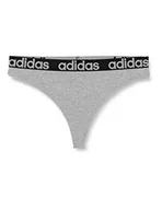 Majtki damskie - Adidas Sports Underwear Damskie stringi typu tanga, szary (Heather Grey), XXL - miniaturka - grafika 1