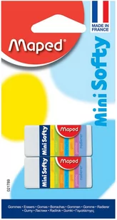 Gumka Softy Mini 2szt blst MAPED - Przybory szkolne - miniaturka - grafika 1