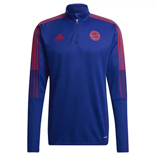 adidas Męski top długi dzianinowy, tajemniczy tusz/FCB True Red,L - Koszulki męskie - miniaturka - grafika 1